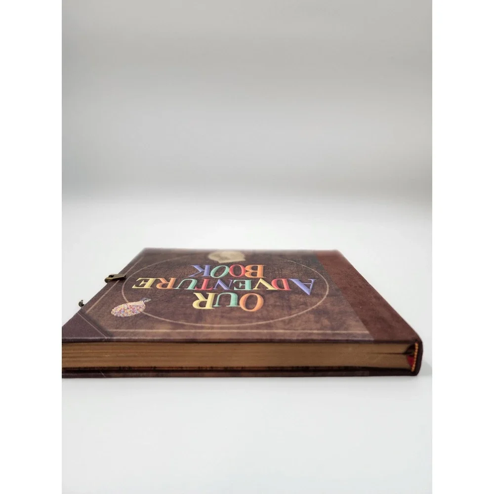 Disney Pixar Up Our Adventure Book Scrapbook Travel Journal Vintage Map Clasp